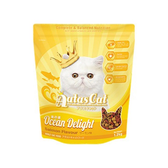 Aatas Cat Dry Food Ocean Delight Salmon 1.2kg