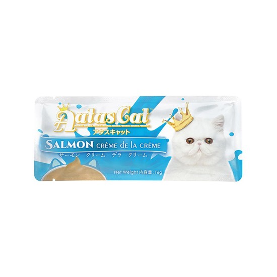 Aatas Cat Treat Salmon Crème De La Crème 16g