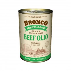 Bronco Dog Canned Food Beef Olio 390g