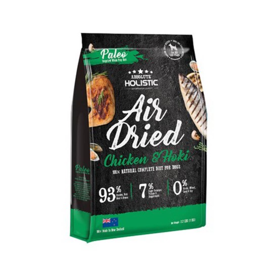 Absolute Holistic Dog Food Air-Dried Chicken & Hoki 1kg