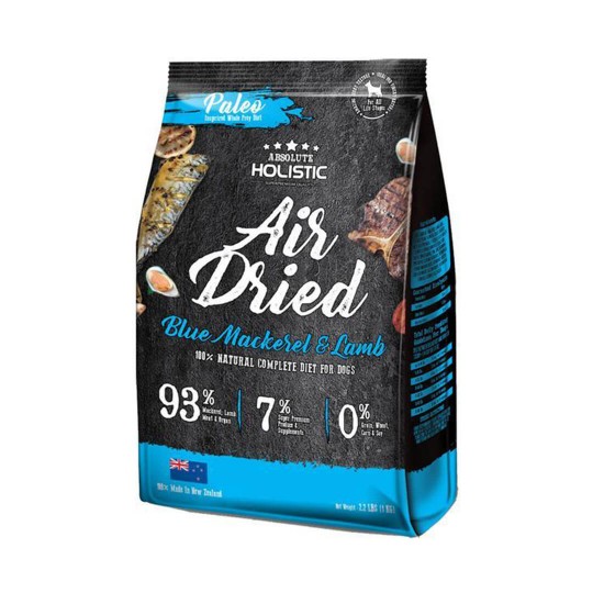 Absolute Holistic Dog Food Air-Dried Lamb & Blue Mackerel 1kg