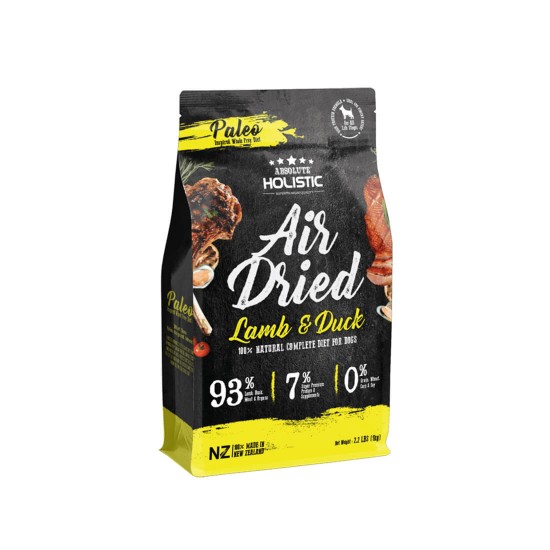 Absolute Holistic Dog Food Air-Dried Lamb & Duck 1kg