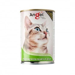 Angel Cat Canned Food Pilchard with Prawn in Jelly 400g
