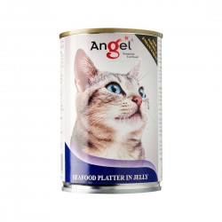 Angel Cat Canned Food Seafood Platter in Jelly 400g
