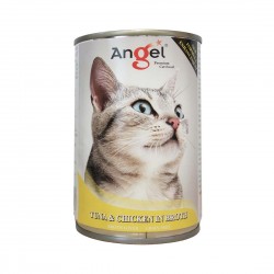Angel Cat Canned Food Tuna & Chicken in Broth 400g