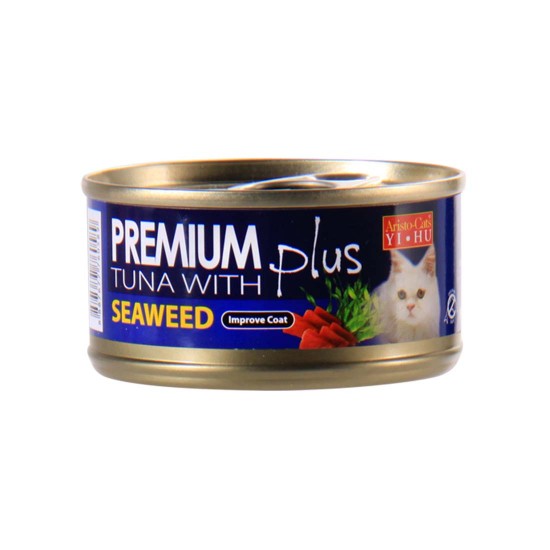 Aristo Cats Cat Canned Food Premium Plus Tuna with Seaweed 80g 1 ctn