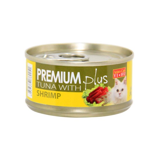 Aristo Cats Cat Canned Food Premium Plus Tuna with Shrimp 80g 1 ctn