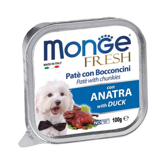 Monge Fresh Dog Wet Food Duck 100g