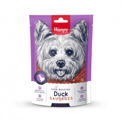 Wanpy Dog Treat Oven Roasted Duck Sausages 100g