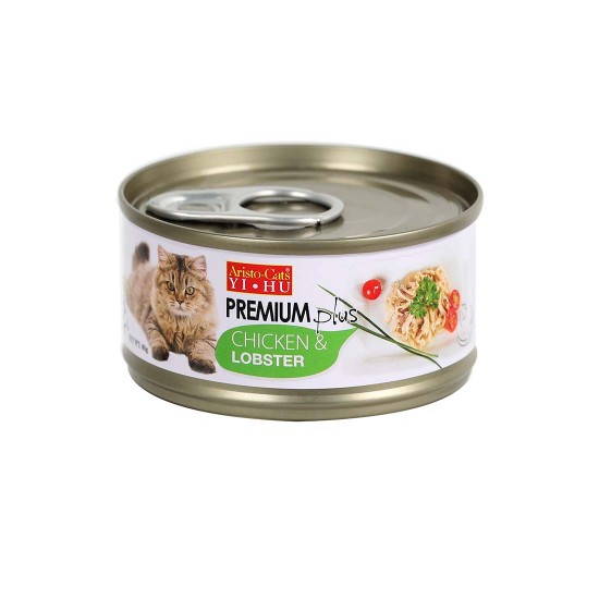 Aristo Cats Cat Canned Food Premium Plus Chicken & Lobster 80g 1 ctn