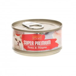 Aristo Cats Cat Canned Food Super Premium Tuna & Tilapia 80g 1 ctn