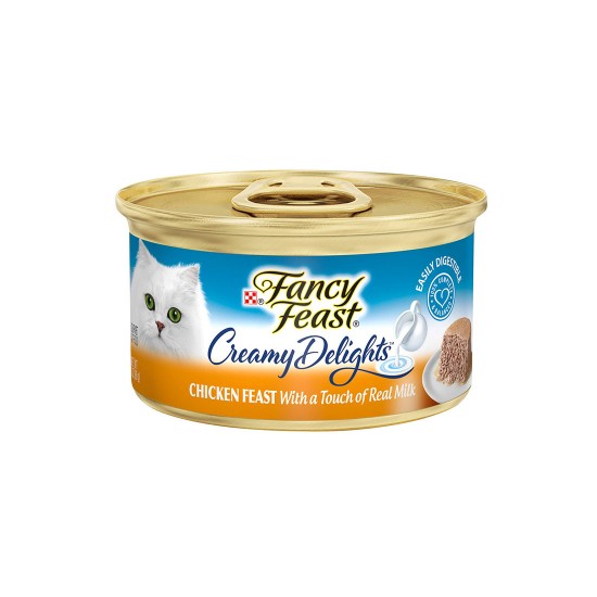 Fancy Feast Cat Canned Food Creamy Delights Chicken 85g 1 ctn