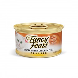 *Thara's Comunity Cats* Fancy Feast Cat Canned Food Tender Liver & Chicken 85g 1 ctn