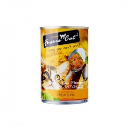 Fussie Cat Canned Food Tuna 400g 1 ctn