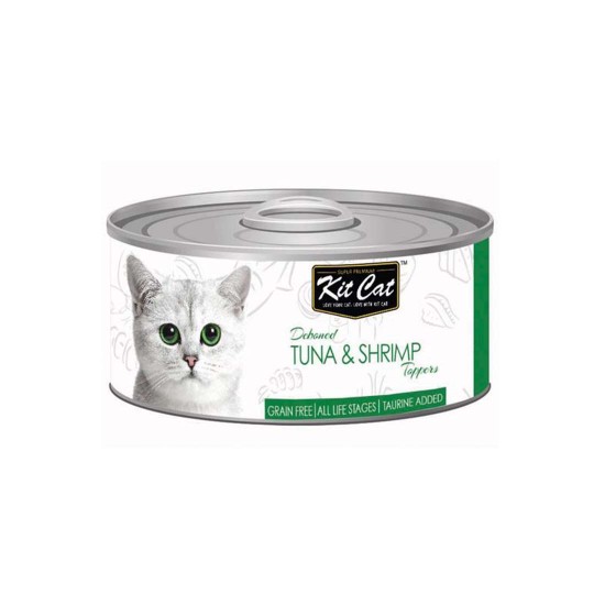 Kit Cat Canned Food Tuna & Shrimp 80g 1 ctn