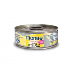 Monge Cat Canned Food Delicat Chicken 80g 1 ctn