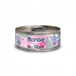 Monge Cat Canned Food Delicate Chicken with Ham 80g 1 ctn