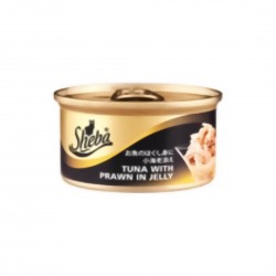 Sheba Cat Canned Food Tuna with Whole Prawn in Jelly 85g 1 ctn