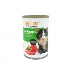 *Cats of Kallang* Sumo Cat Canned Food Mackerel in Jelly 400g 1 ctn