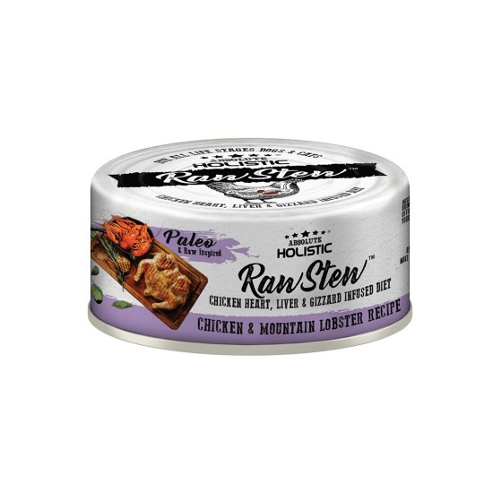 Absolute Holistic Pet Food Raw Stew Chicken & Mountain Lobster 80g