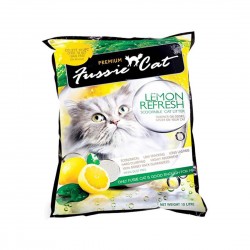 Fussie Cat Litter Lemon Scoopable 10L