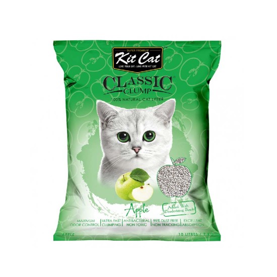 Kit Cat Classic Clump Cat Litter Apple 10L