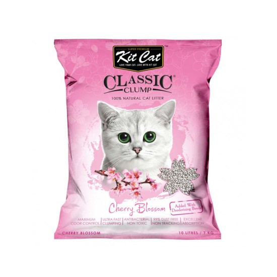 Kit Cat Classic Clump Cat Litter Cherry Blossom 10L