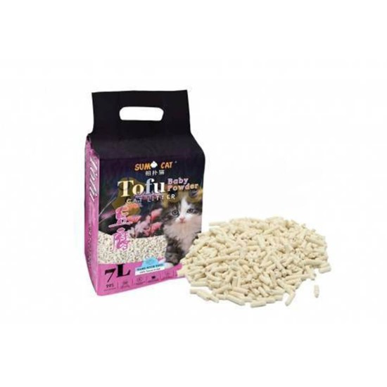 Sumo Cat Tofu Cat Litter Baby Powder 7L