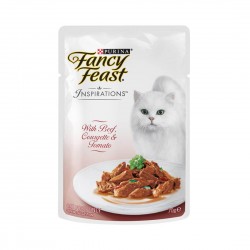 Fancy Feast Inspirations Cat Food Beef, Courgette & Tomato 70g 1 ctn