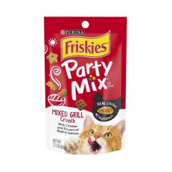 Purina Friskies Cat Treat Party Mix Mixed Grill Crunch 60g