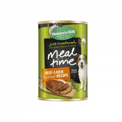 *Lily Low Shelter* Nature's Gift Dog Canned Food Beef & Liver Meatloaf 700g 1 ctn