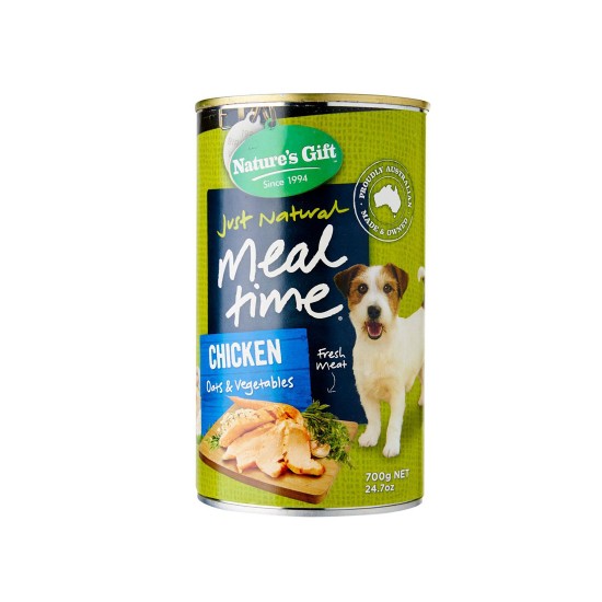 *Thara's Comunity Cats* Nature's Gift Dog Canned Food Chicken, Oats & Vegetables 700g 1 ctn