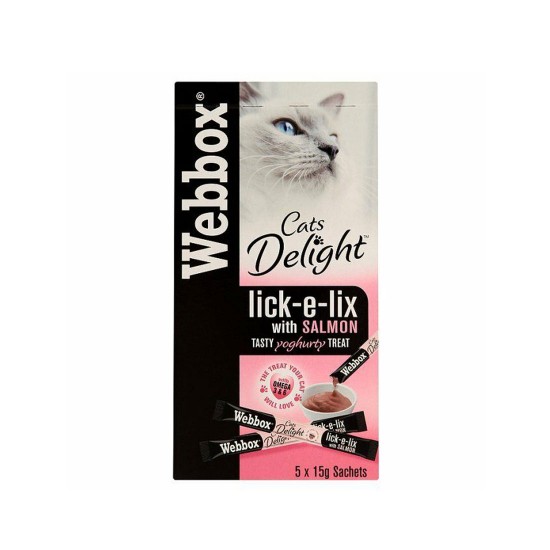 Webbox Lick e Lix Cat Treat with Salmon 15g