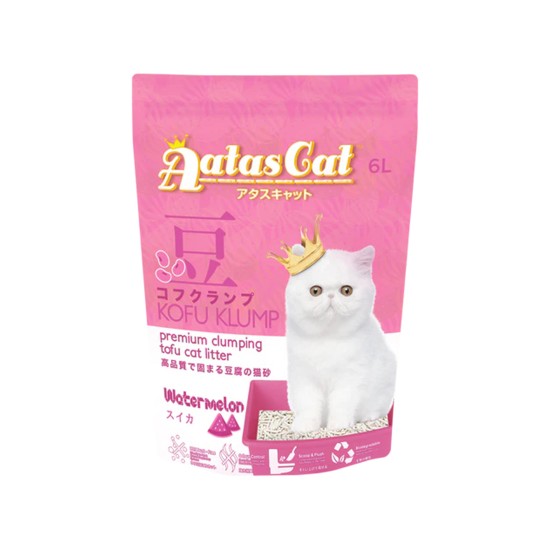 Aatas Cat Tofu Cat Litter Kofu Klump Watermelon 6L