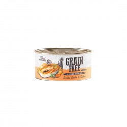 Absolute Holistic Cat Canned Food Grain Free Shredded Chicken & Salmon 80g 1 ctn