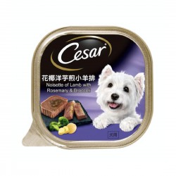 Cesar Dog Wet Food Lamb with Rosemary & Broccoli 100g 1 ctn