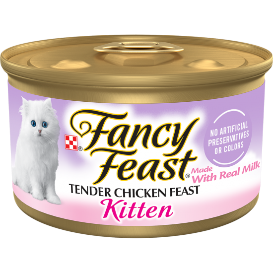 Fancy Feast Cat Canned Food Classic Chicken Feast for Kitten 85g 1 ctn