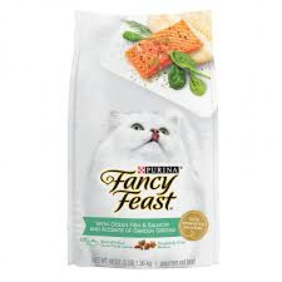 Fancy Feast Cat Dry Food Ocean Fish, Salmon & Accents of Garden Greens 454g