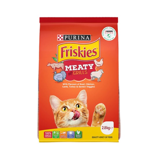 Friskies Cat Dry Food Meaty Grill 2.8kg