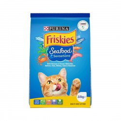 Friskies Cat Dry Food Seafood Sensations 2.8kg