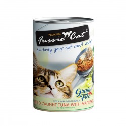 Fussie Cat Canned Food Wild Caught Tuna with Mackerel 400g 1 ctn