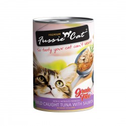 Fussie Cat Canned Food Wild Caught Tuna with Salmon 400g 1 ctn