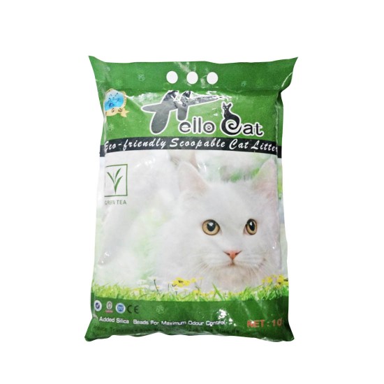 Hello Cat Litter Green Tea 10L