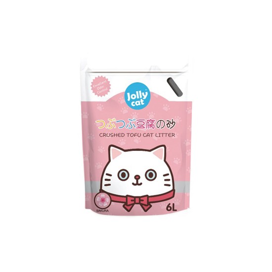 Jolly Cat Litter Crushed Tofu Sakura 6L