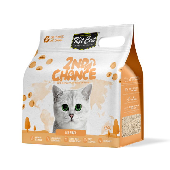 Kit Cat 2nd Chance Cat Litter Pea Fiber 2.5kg