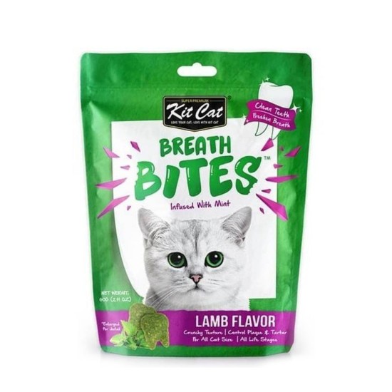 Kit Cat Breath Bites Cat Treat Lamb 60g