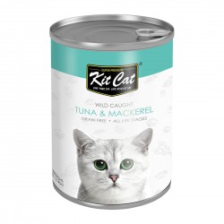 Kit Cat Canned Food Tuna & Mackerel 400g 1 ctn
