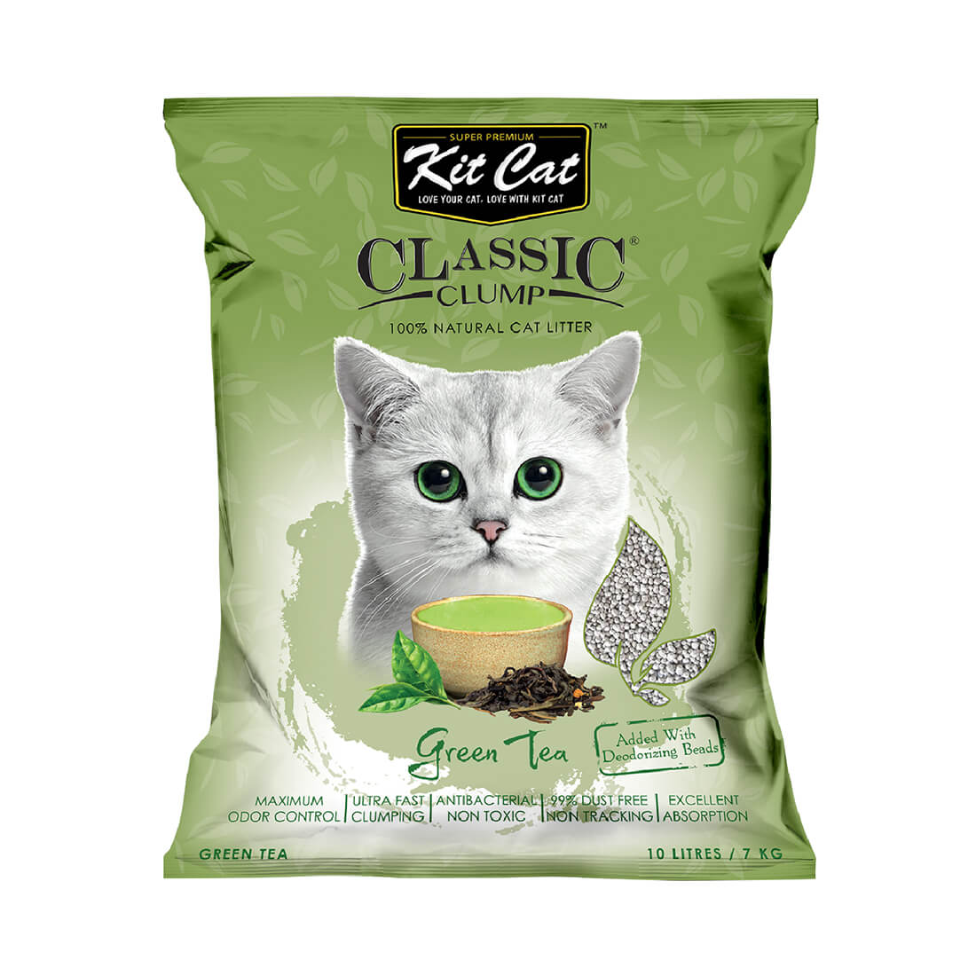 green petfood cat