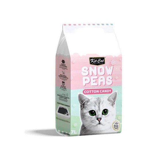 Kit Cat Snow Peas Cat Litter Cotton Candy 7L