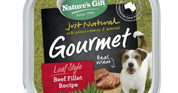 Nature's Gift Dog Tray Food Beef Fillet 100g